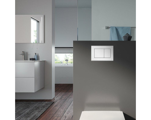 Инсталляция Tece Base 9400413 для подвесного унитаза с Белой кнопкой смыва