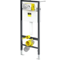 Инсталляция Viega Prevista Dry 792855 для подвесных унитазов с клавишей смыва Хром