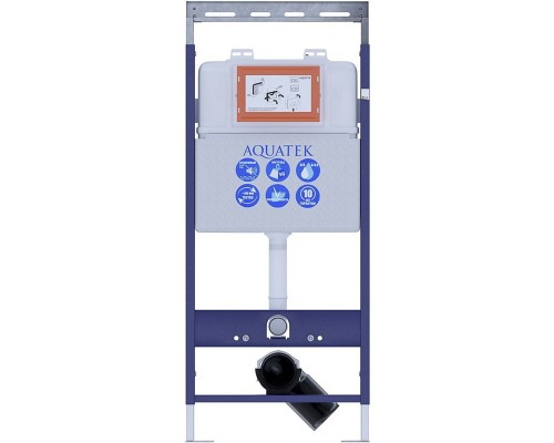 Инсталляция Aquatek Easy Fix INS-0000009 для унитаза без клавиши смыва