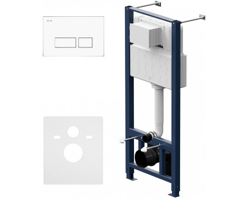 Инсталляция AM.PM Pro I012704.7001 для унитаза с клавишей смыва Белый глянец