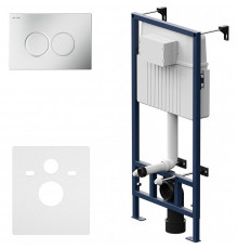 Инсталляция AM.PM Pro С I012707.0131 для унитаза с клавишей смыва Хром матовый