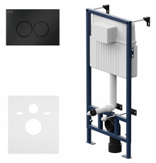 Инсталляция AM.PM Pro С I012707.0138 для унитаза с Черной матовой клавишей смыва