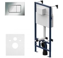 Инсталляция AM.PM Pro С I012707.0251 для унитаза с клавишей смыва Хром глянцевый