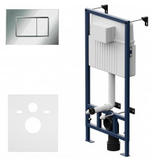 Инсталляция AM.PM Pro С I012707.0251 для унитаза с клавишей смыва Хром глянцевый