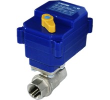 Шаровый кран Neptun Bugatti Pro 220 В 1 1/2 100035656500 с электроприводом полнопроходной