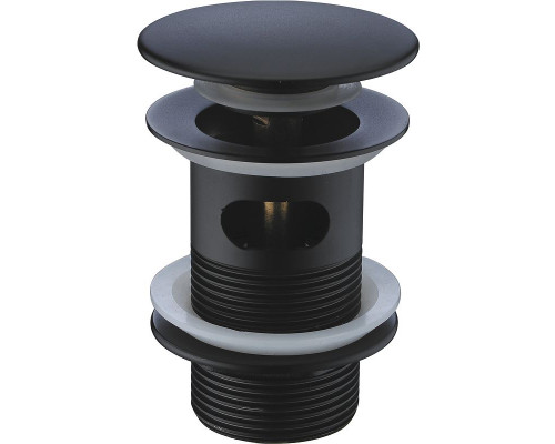 Донный клапан WasserKRAFT A080 click-clack Черный матовый