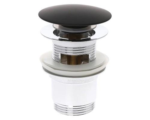 Донный клапан Orange X1-004b click-clack Черный матовый