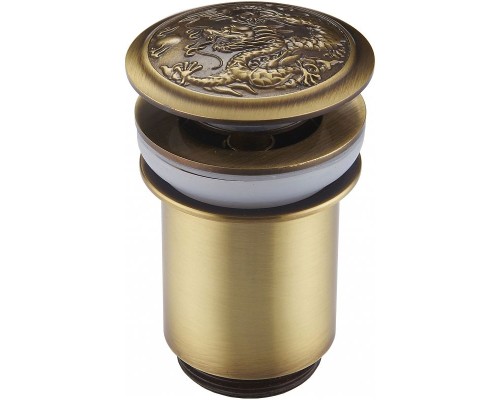 Донный клапан ZorG Antic AZR 1 BR click-clack Бронза