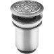 Донный клапан ZorG Antic AZR 2 SL click-clack Серебро