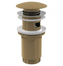 Донный клапан Alcaplast A392-G-B click-clack Золото матовое