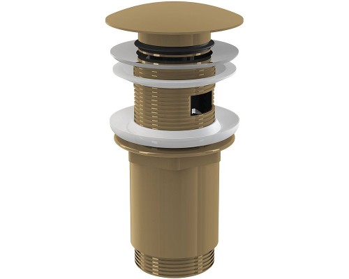 Донный клапан Alcaplast A392-G-B click-clack Золото матовое