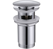 Донный клапан Abber AF0010 Click-Clack Хром