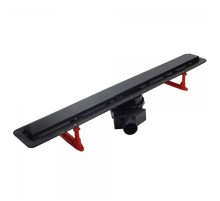 Трап для душа Pestan Confluo Frameless Line 850 Black Glass 13701206 с решеткой