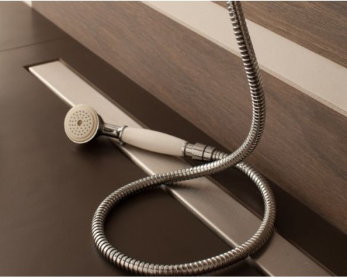 Трап для душа Pestan Confluo Frameless Line 650 Black Glass 13701204 с решеткой