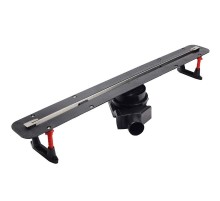 Душевой лоток Pestan Confluo Slim Line 650+ 13100027 с решеткой Хром матовый