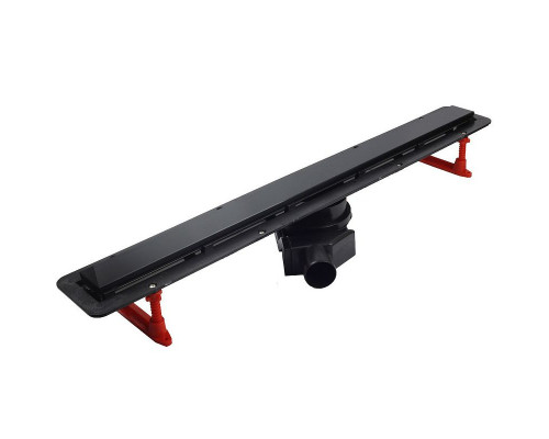 Душевой лоток Pestan Confluo Frameless Line 650 Black Matte 13701320 с решеткой Черный матовый / полая под плитку