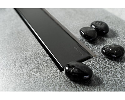 Душевой лоток Pestan Confluo Frameless Line 650 Black Matte 13701320 с решеткой Черный матовый / полая под плитку