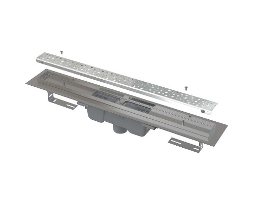 Душевой лоток Alcaplast Antivandal APZ1011-1050L с решеткой Хром