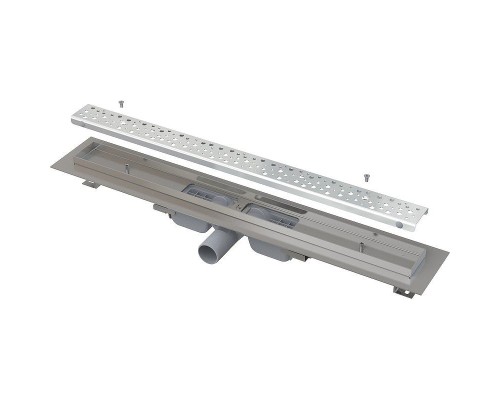 Душевой лоток Alcaplast Low APZ111-750M с решеткой Хром матовая