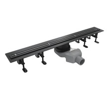 Душевой лоток Timo Premium 80 INF-80-S50R Черной решеткой