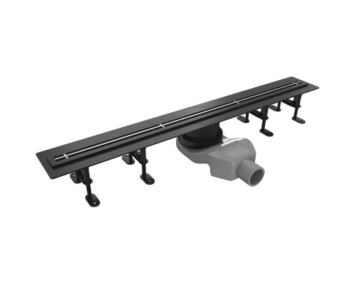 Душевой лоток Timo Premium 80 INF-80-S50R Черной решеткой