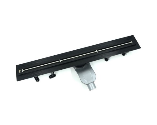 Душевой лоток Timo Premium 80 INF-80-S50R Черной решеткой