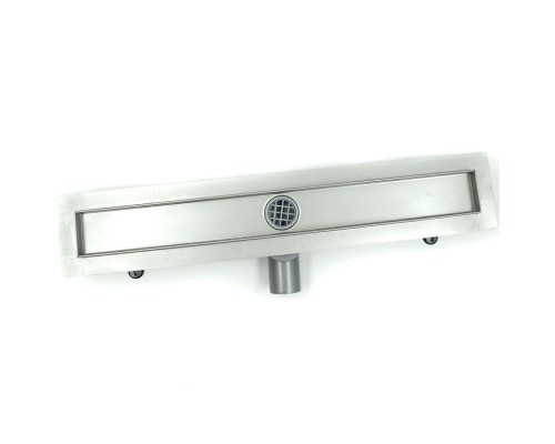 Душевой лоток Timo Premium 90 DP-PG90-RS50(DRY) с решеткой Сталь / под плитку