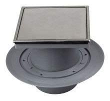 Душевой трап Pestan Confluo Standard 13702567 с двухсторонней решеткой Хром глянцевый / полая под плитку