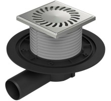 Душевой трап Paini 381A с решеткой Хром