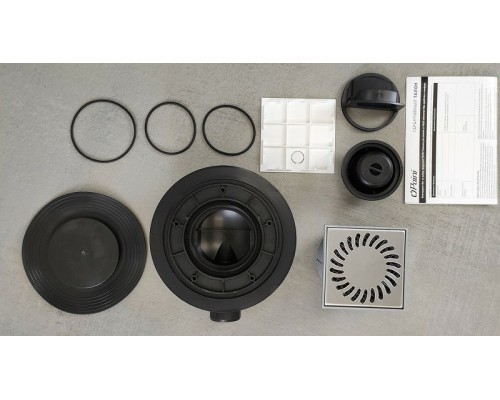 Душевой трап Paini 381A с решеткой Хром