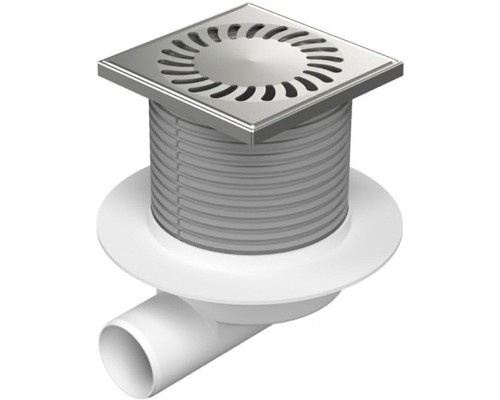 Душевой трап Paini 425XL с решеткой Хром