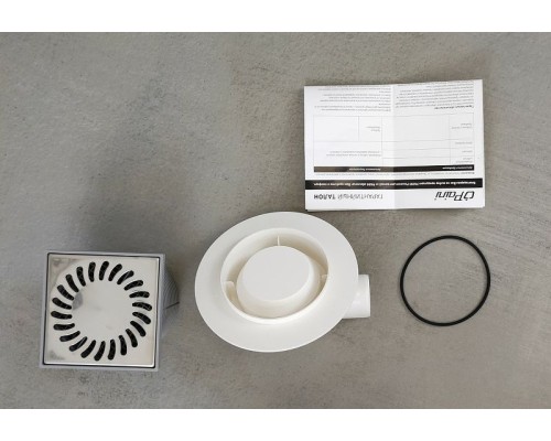 Душевой трап Paini 425XL с решеткой Хром