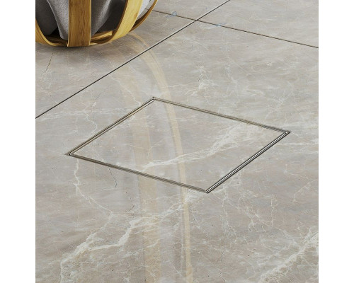 Душевой трап Paini C1381A с решеткой под плитку