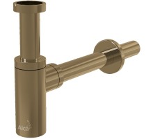 Сифон для раковины Alcaplast Design A400-G-B Золото матовое