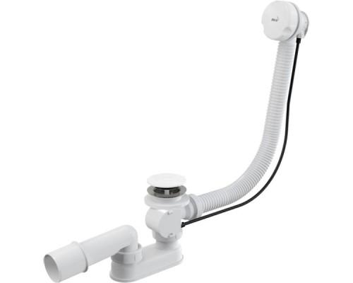 Слив-перелив Alcaplast A51BM-80 полуавтомат Белый