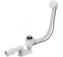 Слив-перелив Alcaplast A51B-80 полуавтомат Белый Хром