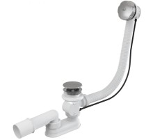 Слив-перелив Alcaplast A55KM-80 полуавтомат Белый Хром