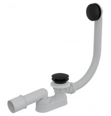 Слив-перелив Alcaplast A507BLACK-100 Click-Clack Белый Черный матовый