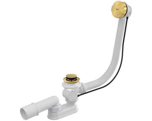 Слив-перелив Alcaplast A55GOLD-RU-01 полуавтомат Золото