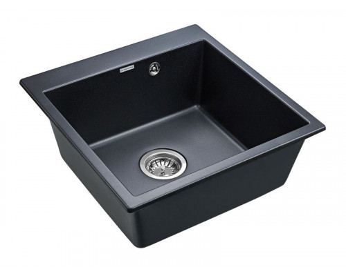 Кухонная мойка Paulmark Praktisch 51 PM105152-BLM Черный металлик