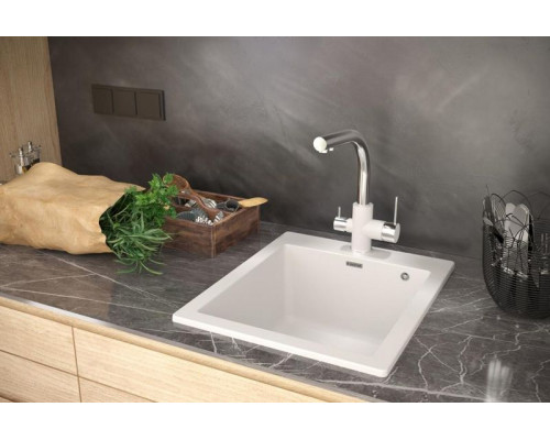 Кухонная мойка Paulmark Praktisch 51 PM105152-BLM Черный металлик