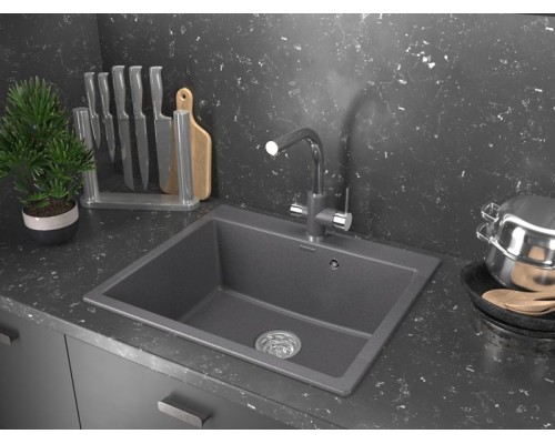 Кухонная мойка Paulmark Kante 60 PM106052-BL Черная