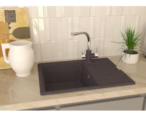 Кухонная мойка Paulmark Weimar 65 PM216550-BL Черная