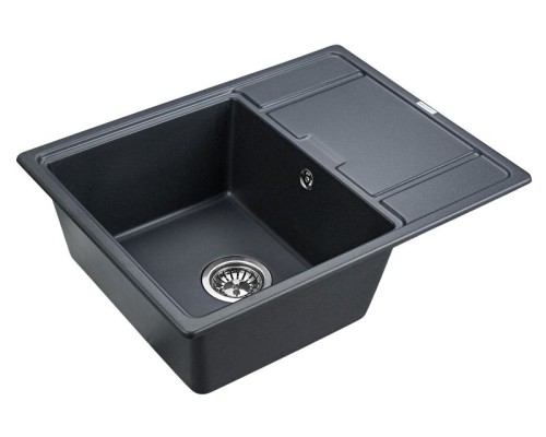Кухонная мойка Paulmark Weimar 65 PM216550-BLM Черный металлик