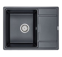 Кухонная мойка Paulmark Weimar 65 PM216550-BLM Черный металлик