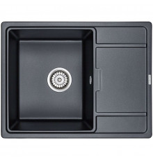 Кухонная мойка Paulmark Weimar 65 PM216550-BLM Черный металлик