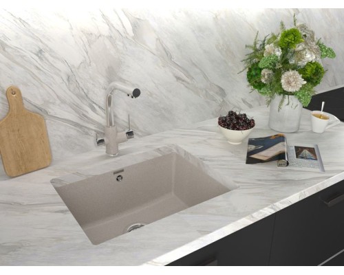 Кухонная мойка Paulmark Gera 55 PM205546-GR Серая