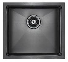 Кухонная мойка Paulmark Weser 48 PM804844-GM Вороненая сталь