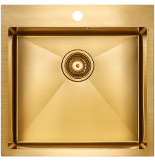 Кухонная мойка Paulmark Velten 51 PM905151-BG Брашированное золото