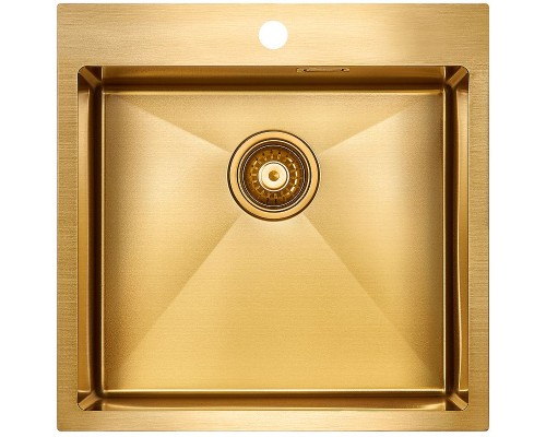 Кухонная мойка Paulmark Velten 51 PM905151-BG Брашированное золото